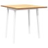 Mesa de comedor de madera maciza de caucho