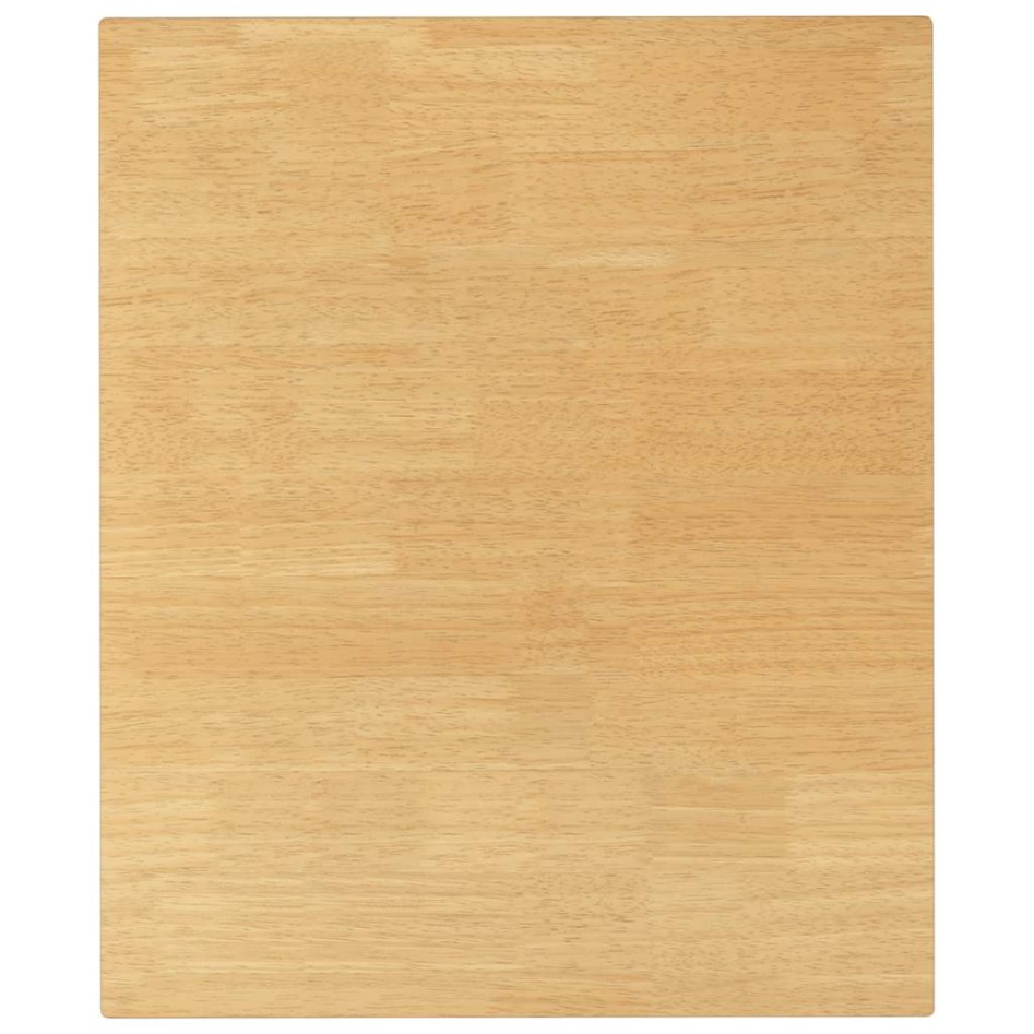 Mesa de comedor de madera maciza de caucho