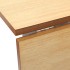 Mesa de comedor de madera maciza de caucho