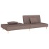 Sofá cama de 2 plazas con dos almohadas tela gris
