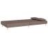 Sofá cama de 2 plazas con dos almohadas tela gris