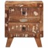 Mesita de noche 40x32x46 cm madera maciza