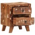 Mesita de noche 40x32x46 cm madera maciza