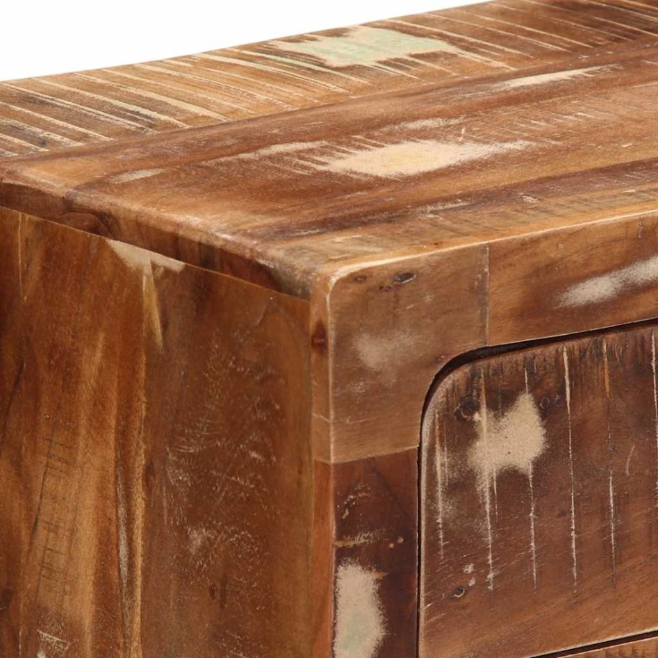 Mesita de noche 40x32x46 cm madera maciza