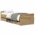 Estructura de cama sin colchón madera de ingeniería