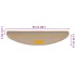 Alfombra autoadhesiva escalera sisal 30 uds beige