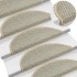 Alfombra autoadhesiva escalera sisal 30 uds verde