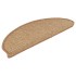 Alfombra autoadhesiva escalera sisal 30 uds 65x21x4 cm
