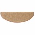 Alfombra autoadhesiva escalera sisal 30 uds 65x21x4 cm