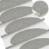 Alfombra autoadhesiva escalera sisal 30 uds verde