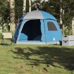 Tienda familiar Igloo para 6 personas impermeable azul