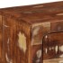 Mueble de TV de pared madera maciza reciclada 100x32x25