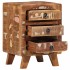Mesilla de noche 2 uds 37x32x50 cm madera maciza