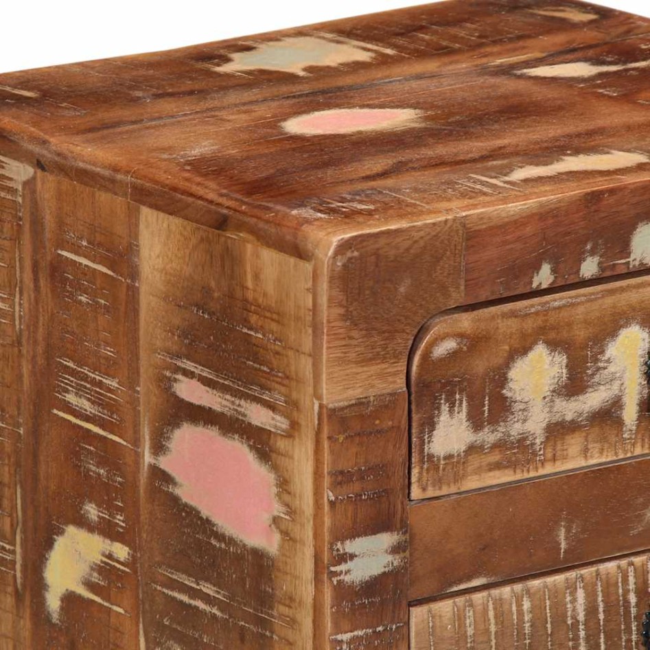 Mesilla de noche 2 uds 37x32x50 cm madera maciza