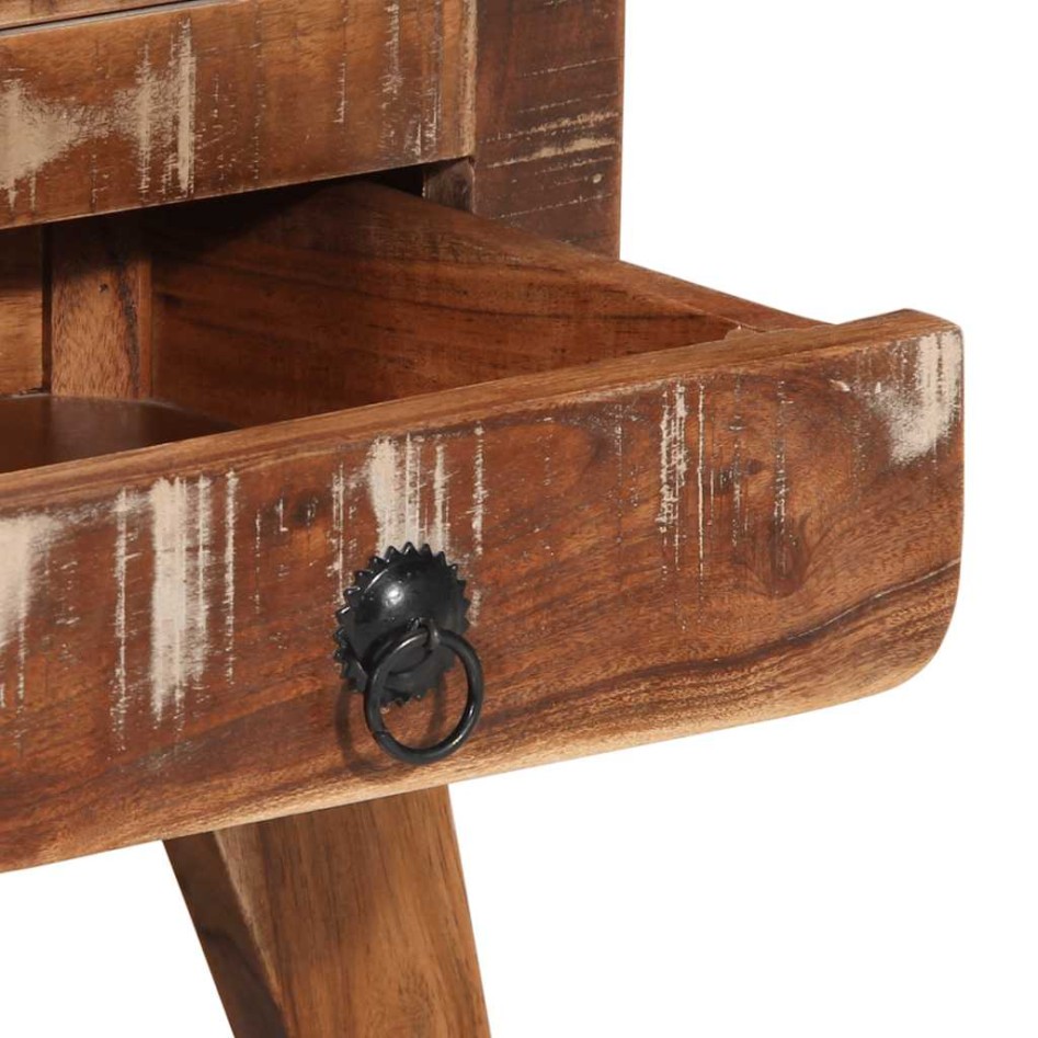 Mesilla de noche 2 uds 37x32x50 cm madera maciza