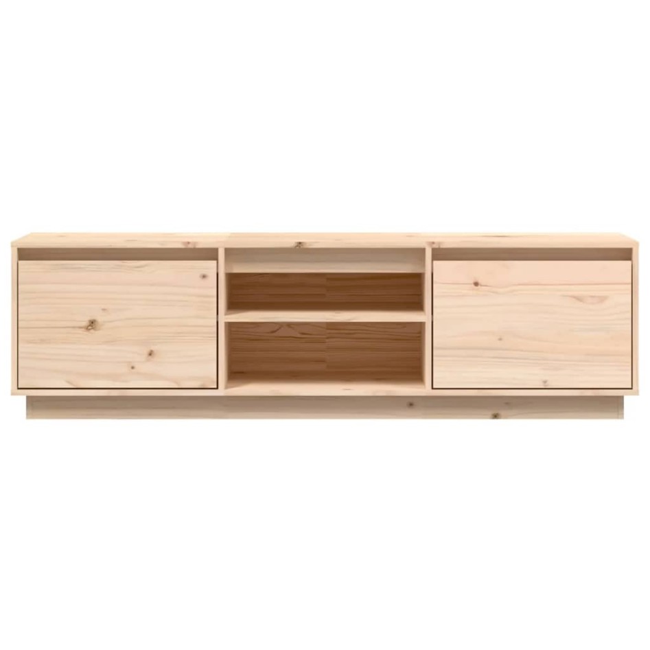 Mueble de TV de madera maciza de pino 140x35x40