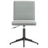 Sillas de comedor giratorias 6 uds terciopelo gris