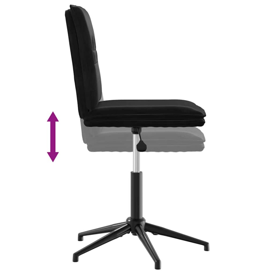 Sillas de comedor 2 unidades terciopelo