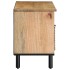 Mueble de TV madera maciza de mango marrón 100x33x46