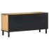 Mueble de TV madera maciza de mango marrón 100x33x46