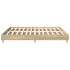 Estructura de cama sin colchón roble Sonoma 180x200