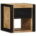 Mesitas de noche 2 uds 40x35x40 cm madera maciza rugosa