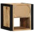 Mesitas de noche 2 uds 40x35x40 cm madera maciza rugosa