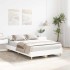 Estructura de cama sin colchón blanca 140x190