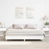 Cama sin colchón blanca 180x200 cm madera de