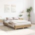 Estructura de cama sin colchón roble artesanal 135x190cm