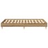 Estructura de cama sin colchón roble artesanal 135x190cm