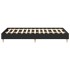 Estructura de cama sin colchón negra 120x190 cm