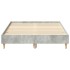 Estructura de cama sin colchón gris hormigón 135x190 cm