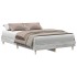 Estructura de cama sin colchón gris Sonoma 140x190 cm
