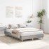 Estructura de cama sin colchón gris Sonoma 140x190 cm
