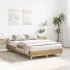 Estructura de cama sin colchón roble artesanal 120x190cm