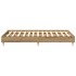 Estructura de cama sin colchón roble artesanal 120x190cm