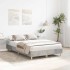 Estructura de cama sin colchón gris hormigón 140x190 cm