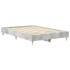 Estructura de cama sin colchón gris hormigón 140x190 cm