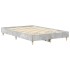 Estructura de cama sin colchón gris hormigón 140x190 cm