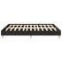 Estructura de cama sin colchón negra 200x200