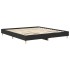 Estructura de cama sin colchón negra 200x200