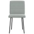 Sillas de comedor giratorias 6 uds terciopelo gris