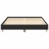 Estructura de cama sin colchón negra 150x200