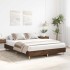 Estructura de cama sin colchón madera marrón roble 140x200