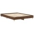 Estructura de cama sin colchón madera marrón roble 140x200