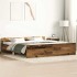 Estructura de cama sin colchón madera antigua 160x200