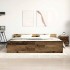Estructura de cama sin colchón madera antigua 160x200