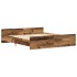 Estructura de cama sin colchón madera antigua 160x200