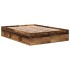 Estructura de cama sin colchón madera antigua 160x200